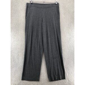 J Jill Pants Womens Large Gray Pure Jill Pull On Pocket Stretch Tapered Sweater